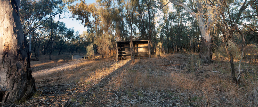 Balranald NSW | Bird Watching Hutch. Panorama (image stitching)