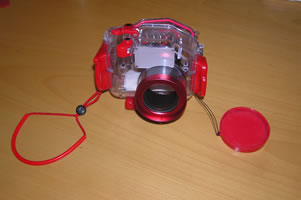 Olympus PT-018 Underwater Housing for the C-750.  Rated to 40 metres.